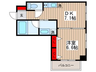 コモドール雷門の物件間取画像